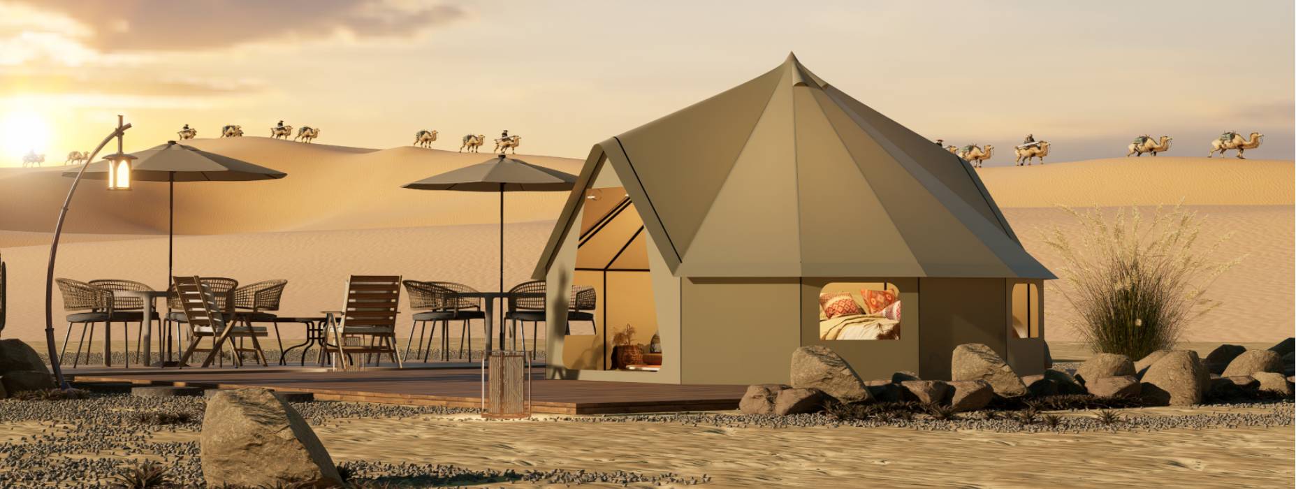 西山区露营酒店帐篷产品